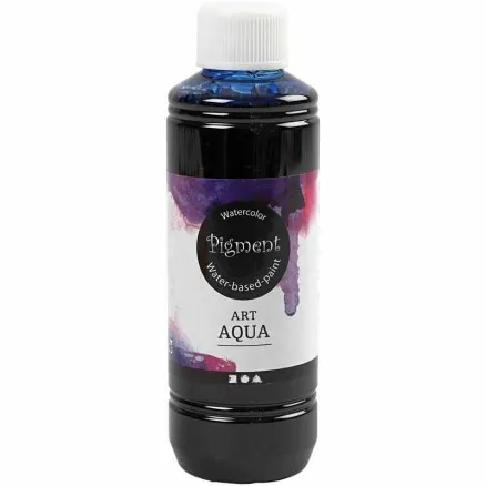 Liquid Watercolour Paint, blue, 250 ml/ 1 bottle.