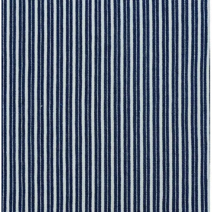 Denim Fabric 145cm 008 Dark Blue Stripes - 50cm
