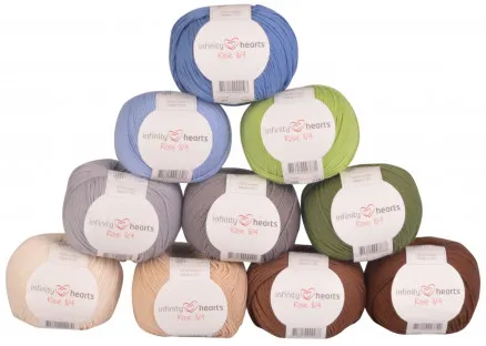 Infinity Hearts Rose 8/4 Yarn Pack 04 Nature's Colours - 10 pcs - Yarn Pack 04 Nature's Colours