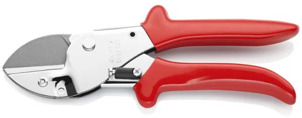 Knipex Moulding Shears chrome-plated, with plastic handles 200 mm
