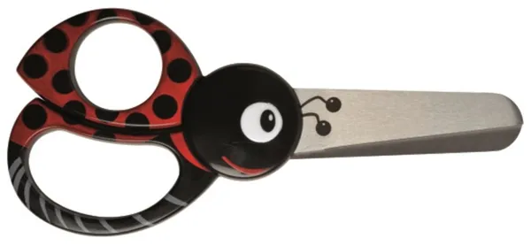 Fiskars children's scissors with ladybird pattern