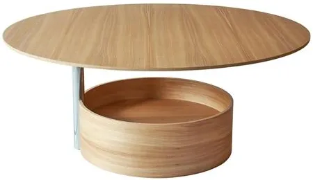Maze Parasol Coffee Table Large Oak