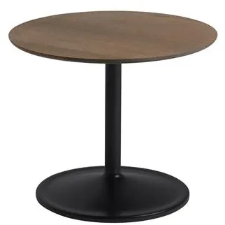 Muuto Soft Coffee Table Smoked Oak/Black Ø48 H40