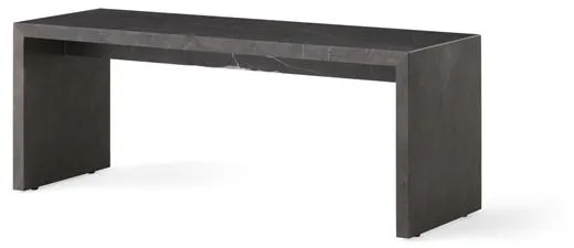 Audo Plinth Bridge Coffee Table Grey Kendzo Marble