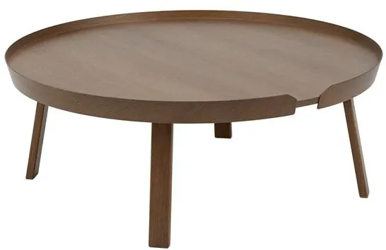 Muuto Around Coffee Table Dark Brown Extra Large