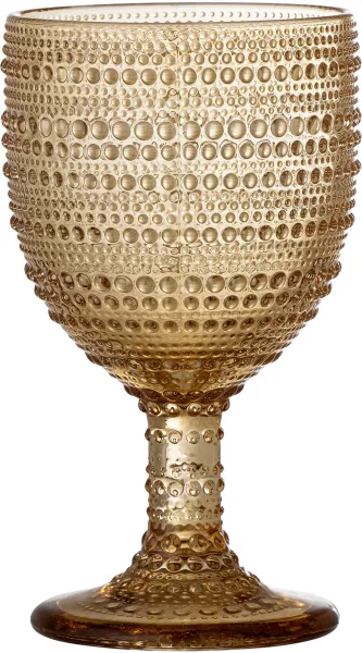 BLOOMINGVILLE Blia Wine Glass, Brown, Glass